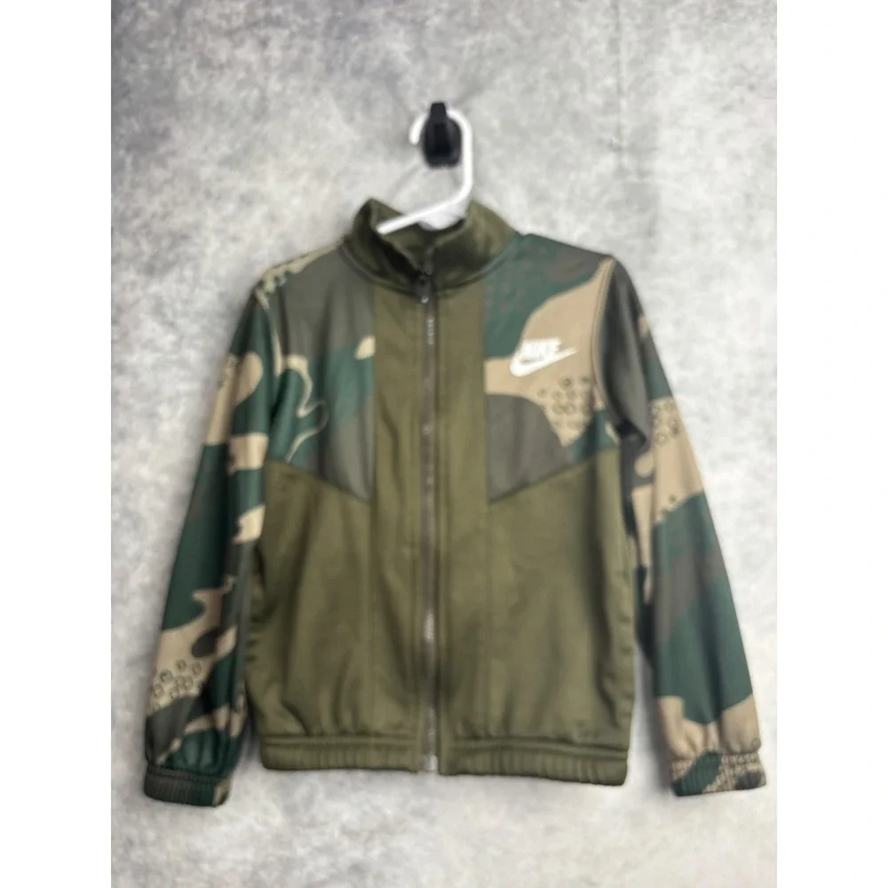 Nike Kids Boy's Camouflage Camo Full Zip Track Jacket Size 4T